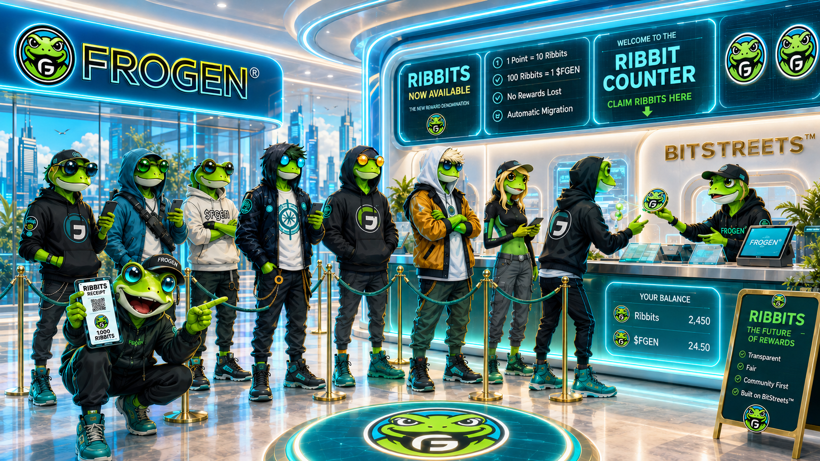 BitStreets™ Evolves: Ribbits Are Officially Entering the Pond